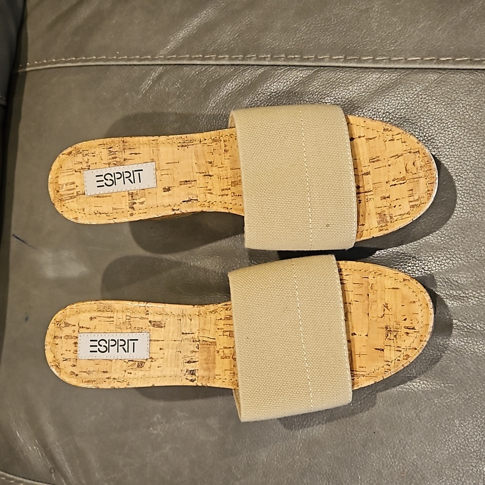 Woman's Cork Wedge Sandal